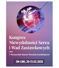 I Kongres Niewydolności Serca i Wad Zastawkowych [UDZIAŁ ONLINE]