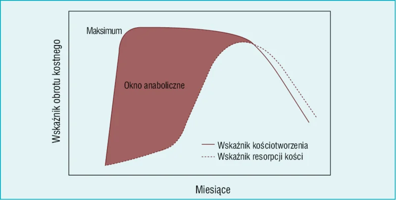 Rycina 1. Koncepcja okna anabolicznego