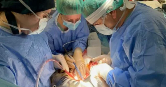 Stołeczni transplantolodzy wykonali pionierskie przeszczepienie wątroby dla dwóch biorców