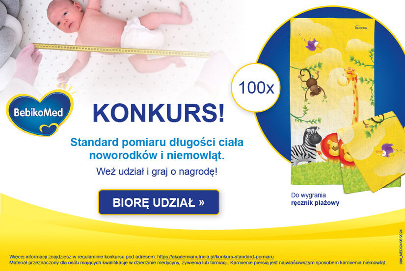 KONKURS! Standard pomiaru długości ciała noworodków i niemowląt
