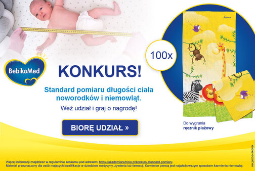 KONKURS! Standard pomiaru długości ciała noworodków i niemowląt