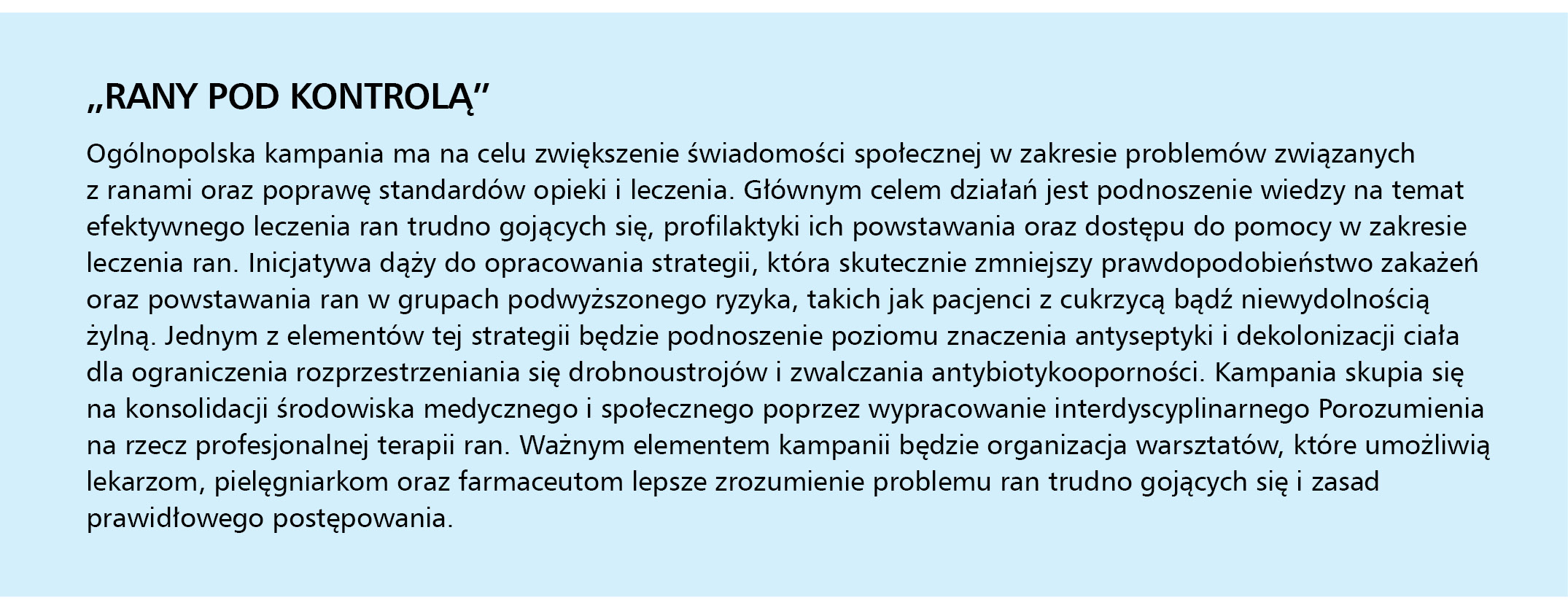Rany bez opieki