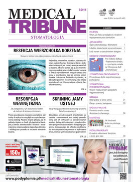 Medical Tribune - stomatologia (02/2016) 