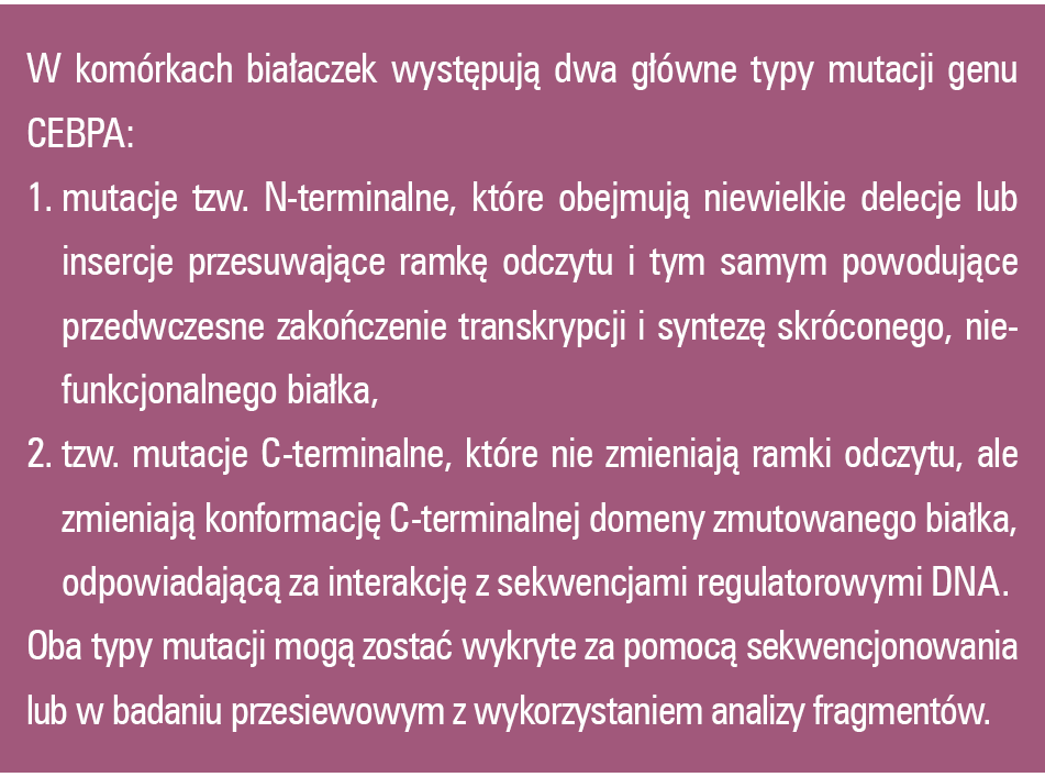 Genetyczne zróżnicowanie ostrych białaczek szpikowych i jego znaczenie kliniczne