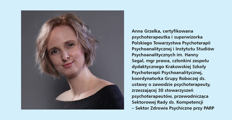 Psychoterapeuta jako zawód medyczny