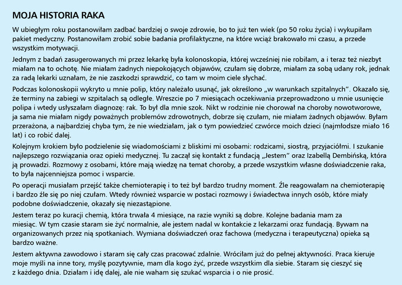 Czułość i otoczenie troską w chorobie są najważniejsze