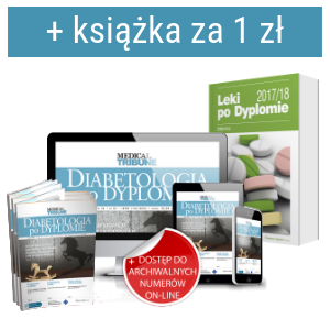 Diabetologia po Dyplomie (prenumerata papierowa + dostęp on-line) + Leki po Dyplomie Interna 2017/18 za 1 zł