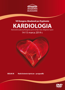 Film DVD - VII Kongres Akademii po Dyplomie KARDIOLOGIA 14-15.03.2014 DVD 3 – Sesja 3
