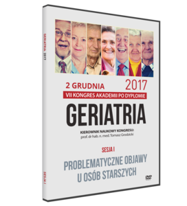 Film DVD - VII Kongres Akademii po Dyplomie GERIATRIA, 2 grudnia 2017 - SESJA I