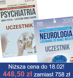 Psychiatria 2019 + Neurologia 2019 -50% + filmy z wykładów GRATIS