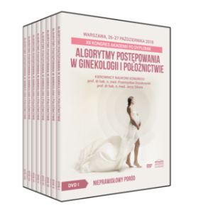 Algorytmy w ginekologii i położnictwie 2018 - Komplet płyt DVD
